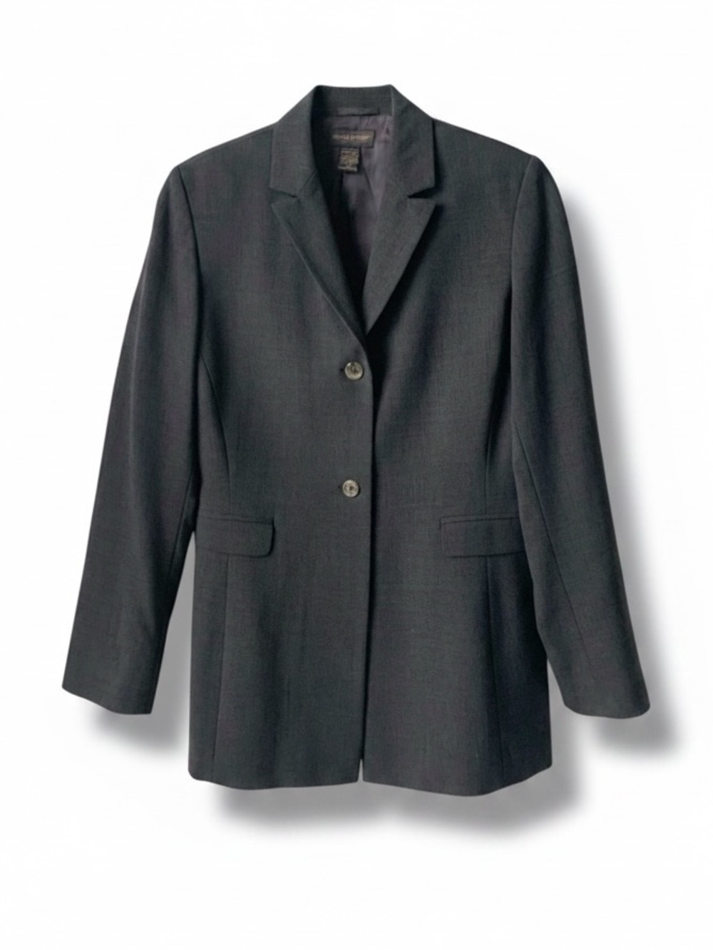 BANANA REPUBLIC Stretch Blazer Longline Gray Size 6